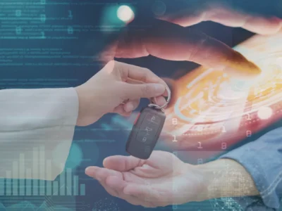 Digital handover of car keys